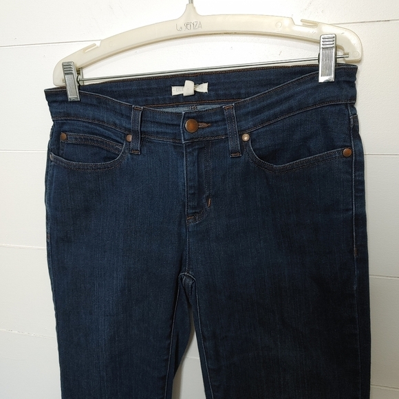 EILEEN Fisher dark wash skinny jeans 8P - Picture 2 of 12